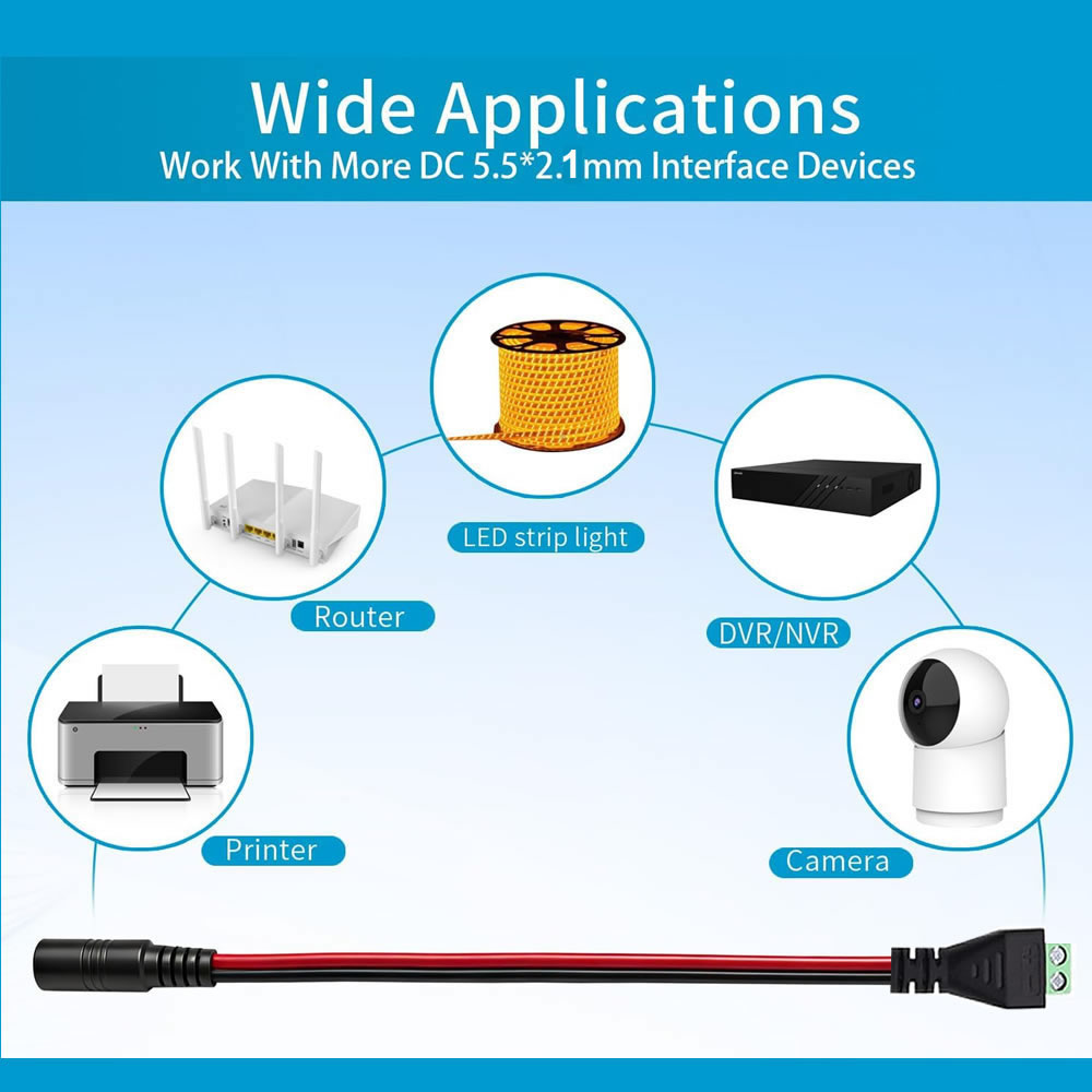 DC 5.5mmx2.1mm Screw Terminal  - Screw Terminal Block 评论和价格