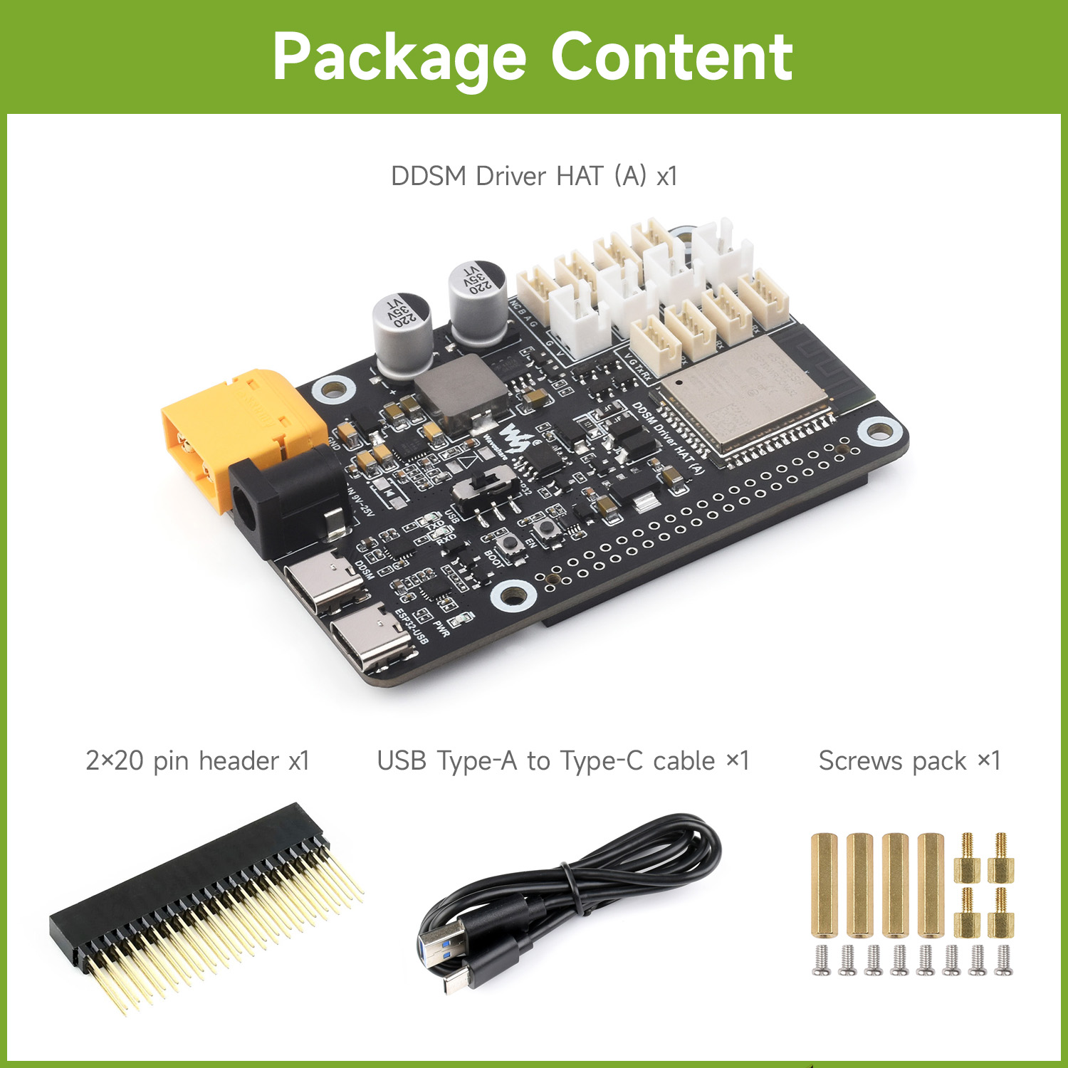 Waveshare Direct Drive Servo M - Proto Board 评论和价格