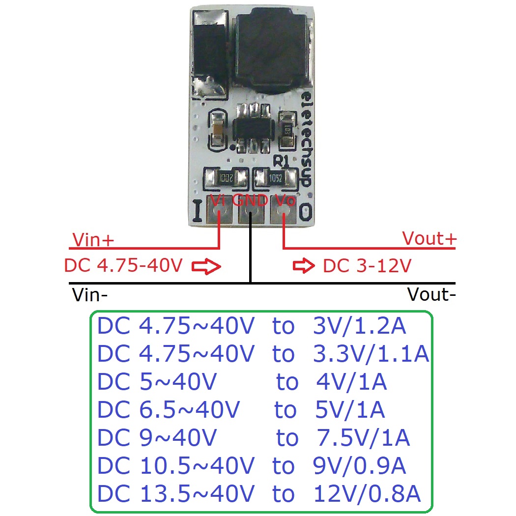 3PCS Mini DC-DC Converter Buck - Ams1117 Module 评论和价格