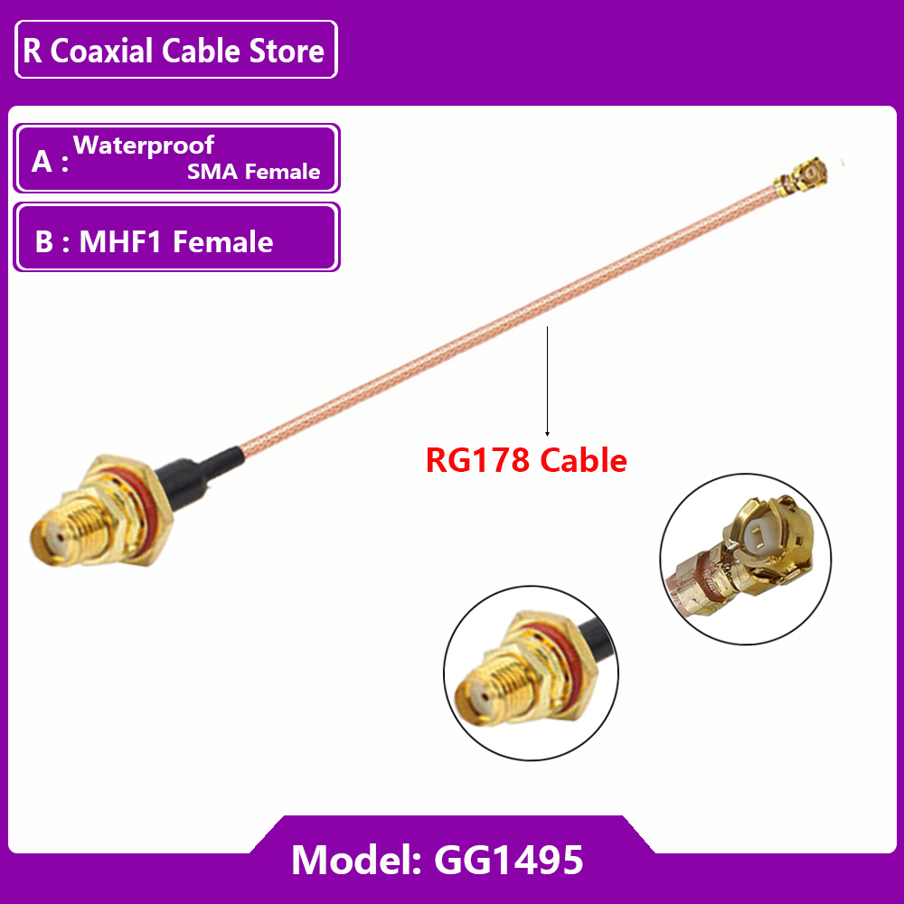 1PC UFL u.FL MHF Female to SMA - Ipex Connector 评论和价格