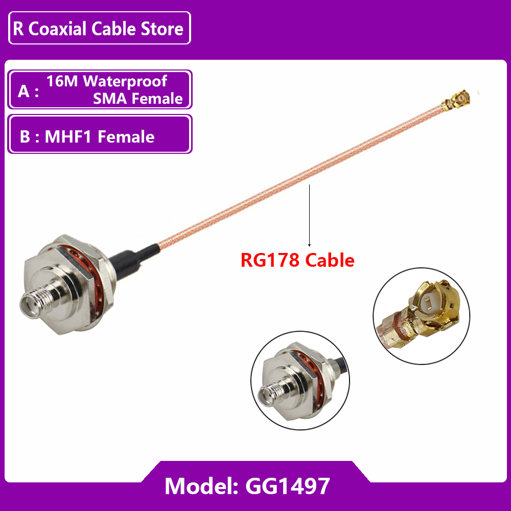 1PC UFL u.FL MHF Female to SMA - Ipex Connector 评论和价格